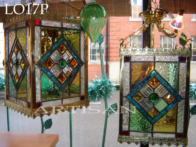 artisan lantern pair